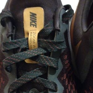 Nike Zoom Ladies Black and Burgundy Athletic Shoes